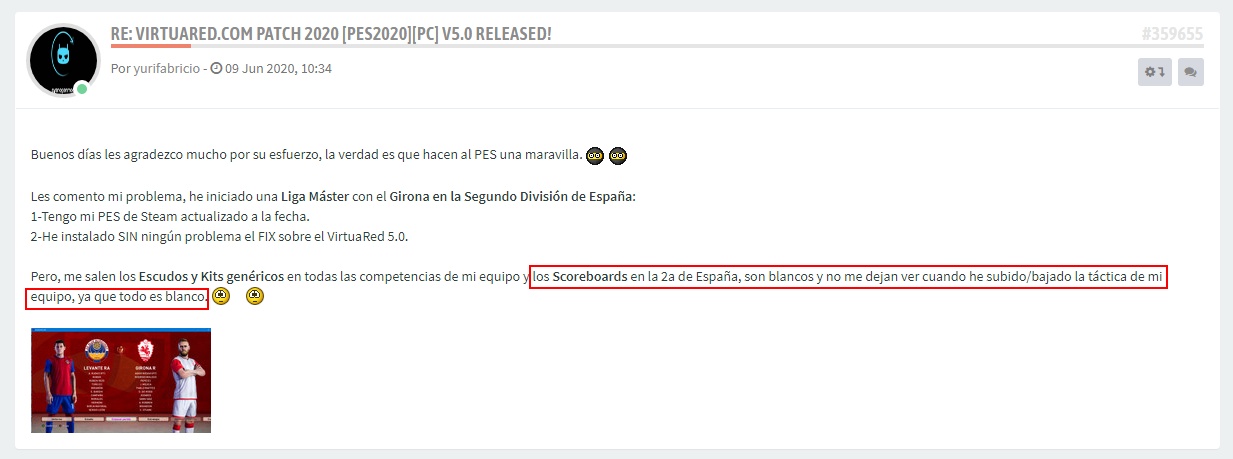 Scoreboards genéricos en la 2a de España 00