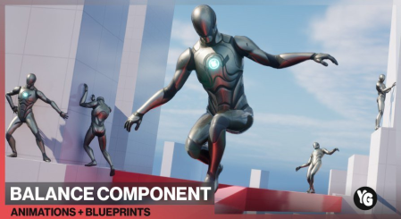 Unreal Engine Marketplace - Balance Component (5.1-5.0) Unreal Engine Marketplace - Balance Component (5.1-5.0)