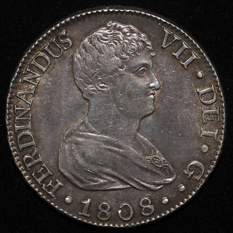 8 reales Fernando VII Sevilla 1808. PAS6691