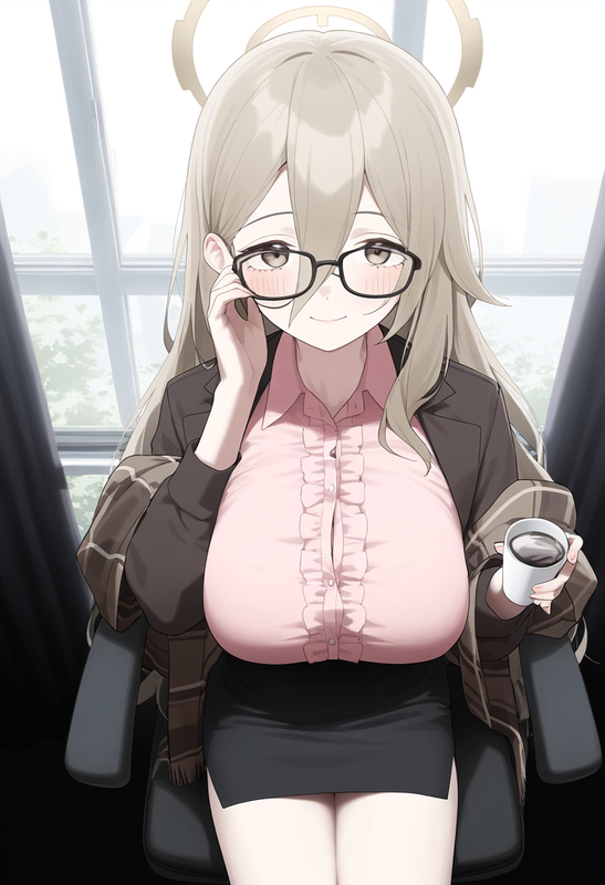 1girl, akane (blue archive), blue archive, official art, alternate costume, alte s-1381129052