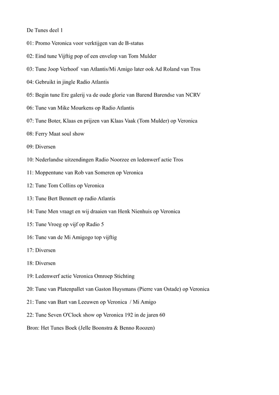 tunes deel 1