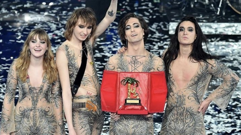 Sanremo 2021, la finale: beauty look Sanremo 2021, la finale: beauty look Maneskin