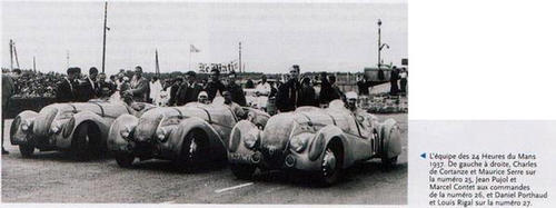 Peugeot 302 Darl'Mat-Pourtouts_команда 1937 LeMans
