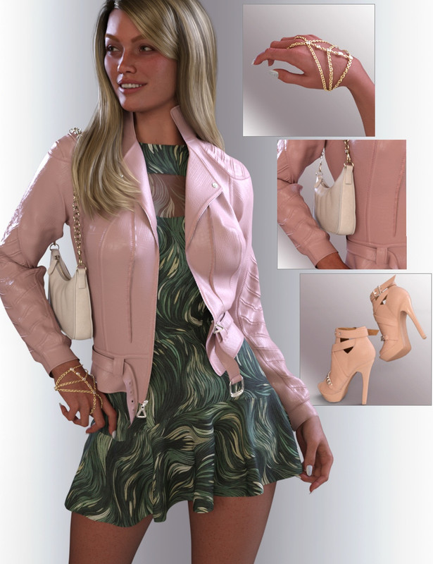 dForce Elowen Outfit for Genesis 9 Feminine