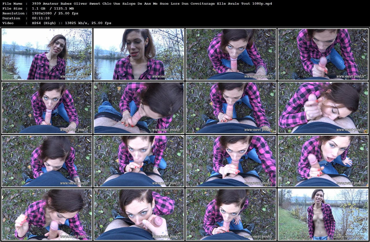 3939 Amateur Babes Oliver Sweet Chlo Une Salope De Ans Me Suce Lors Dun Covoiturage Elle Avale Tout