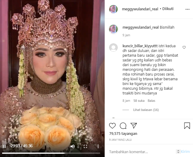 Meggy Wulandari bersiap meresmikan pernikahannya