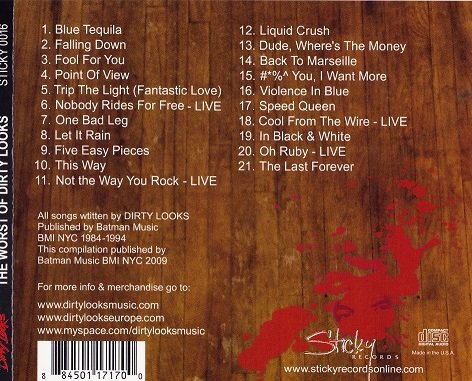Dirty Looks - The Worst Of Dirty Looks (2009) Lossless Dirty Looks - The Worst Of Dirty Looks (2009) Lossless