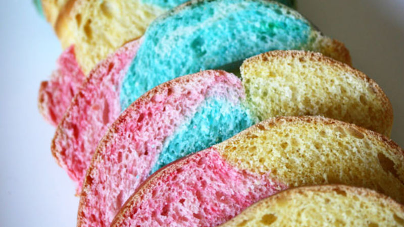 Rainbow Swirl BreadRecipe