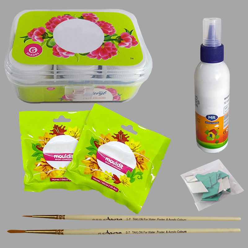 Lippan Art on Round MDF DIY Kit
