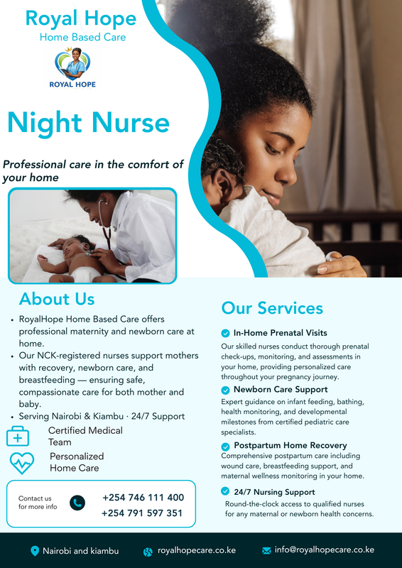 RoyalHope Maternity Care Flyer