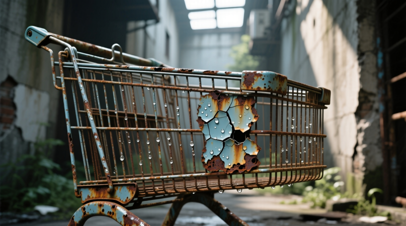 Профилактика коррозии металлических тележек