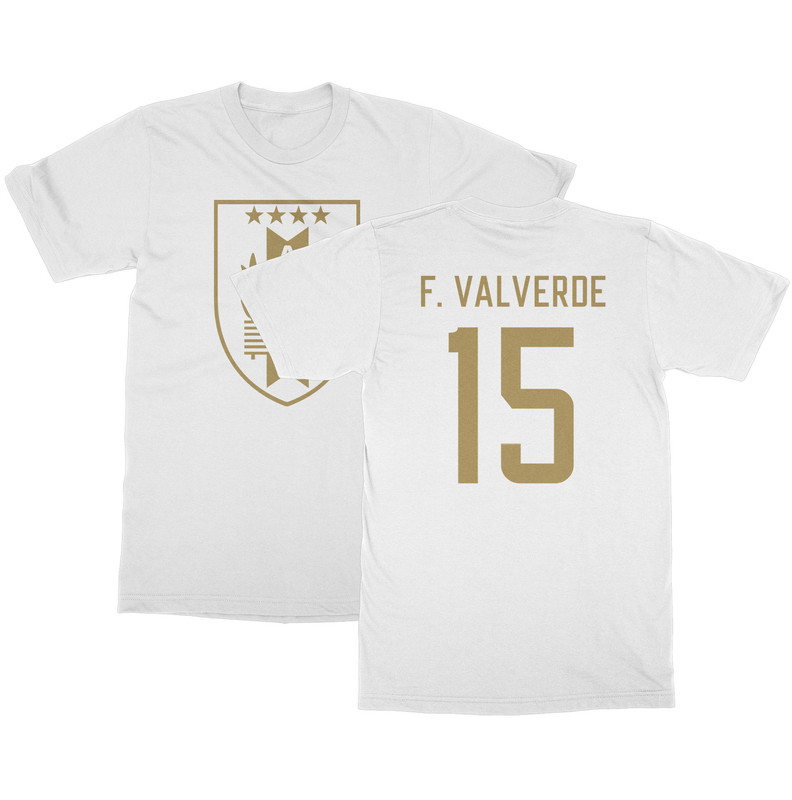 F.Valverde 15 Jersey Style - Uruguay Soccer Cup Fan Unisex T-Shirt