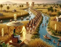 Depiction of the Afterlife Journey on Water