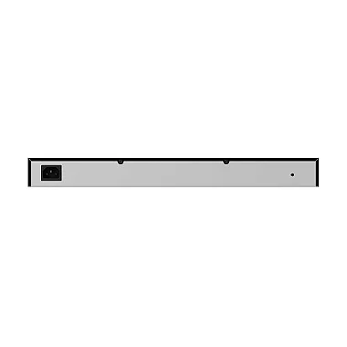 Switch Intelbras S1126F-PA com visão frontal das 16 portas PoE e 2 portas SFP.