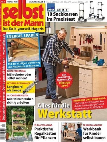 Cover: Selbst ist der Mann Heimwerkermagazin Februar No 02 2023