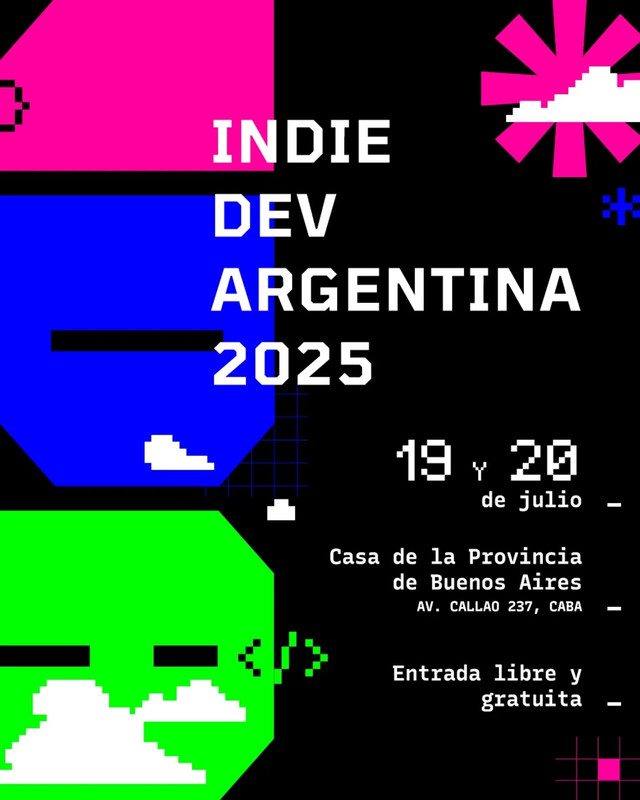 Indie Dev Argentina 2025: Un fin de semana dedicado al videojuego independiente nacional