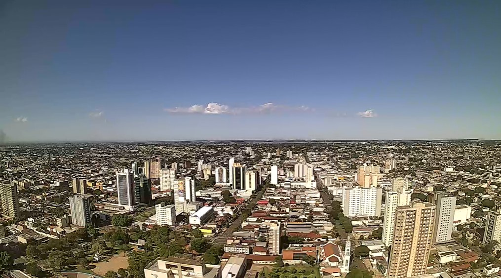 Campo Grande nesta manhã de domingo