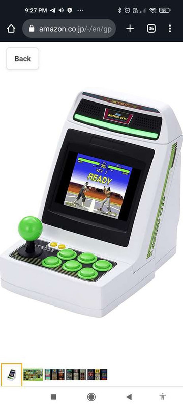 Amazon Japón: Consola SEGA Astro City mini original