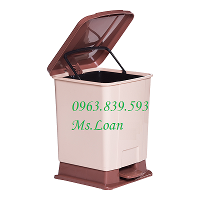 Cc thùng rác bệnh viên mẫu mã đa dạng giá cạnh tranh  0963.839.593 Ms.Loan Thung-rac-dap-chan-15l