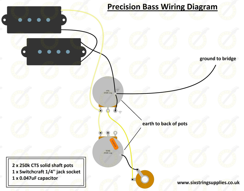 fender pj bass wiring diagram