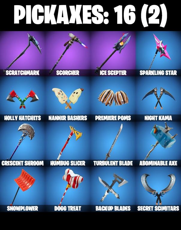 pickaxes comp