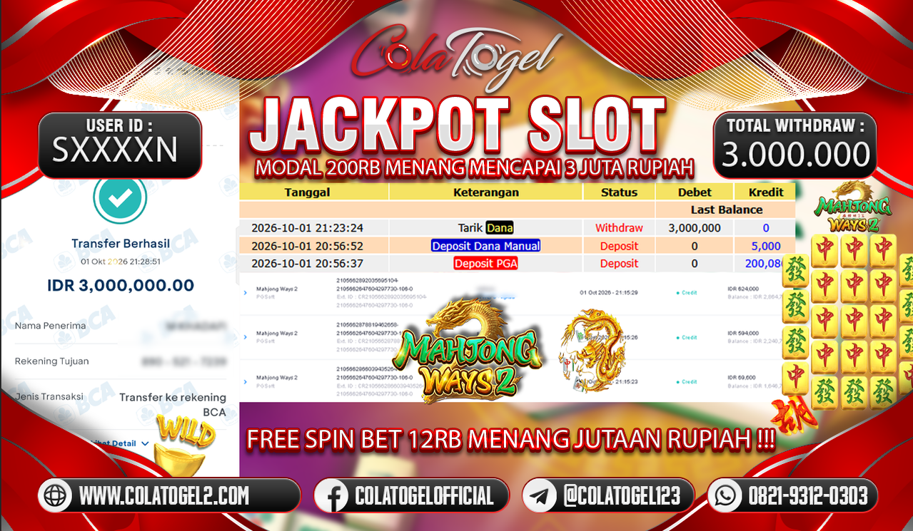 JACKPOT SLOT GACORR !!!