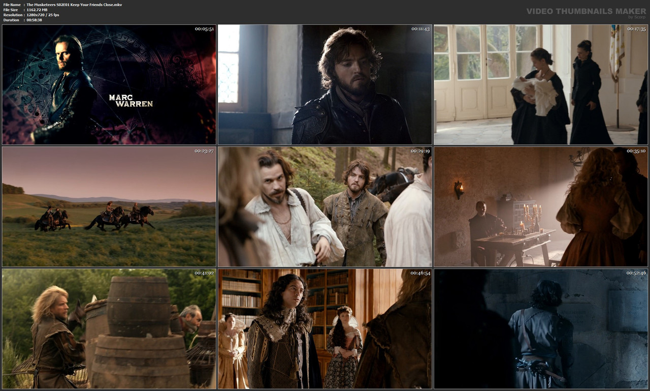 The Musketeers S02E01 Keep Your Friends Close.mkv