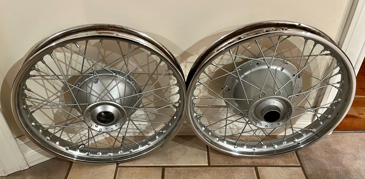 B25SS wheels blasted and painted