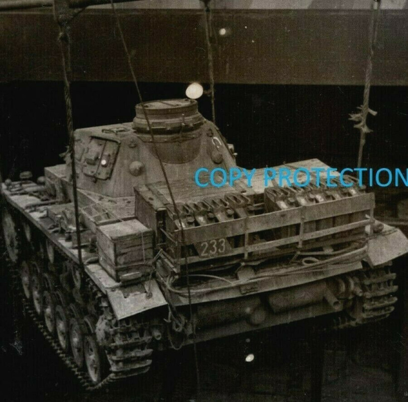 PANZER lll, Schiff Patras (Greece)-Bari (Italy),1941, no 233