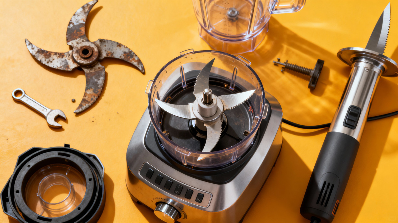 Замена ножей в стационарном блендере