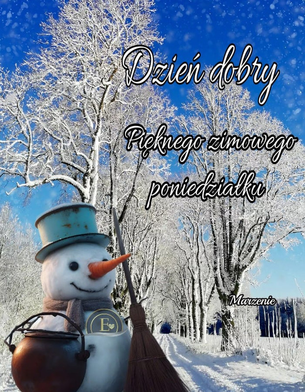 zimowy poniedz