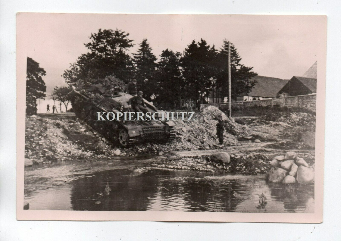 Estland 1941 Ruila Vorm. SDkfz Panzer tank Sturmgeschütz