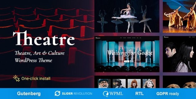 Theater – Concert & Art Event Entertainment Theme WordPress
