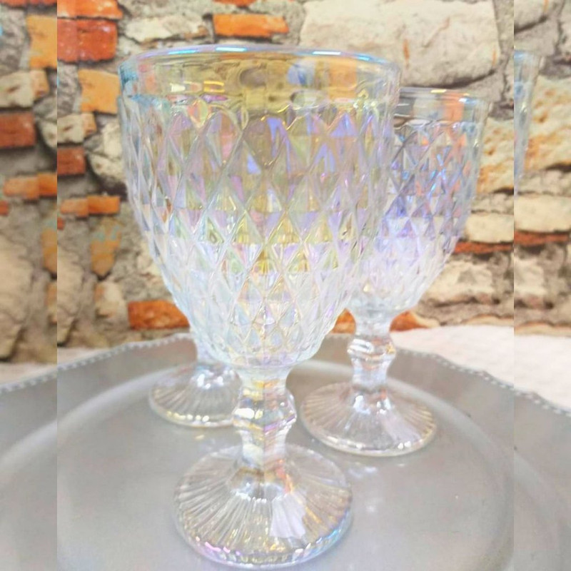 Jogo De 6 Tacas Galaxy Transparente 340 Ml Casa Ambiente