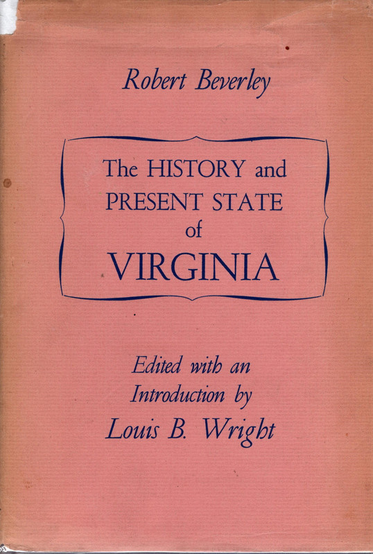The History and Present State of Virginia