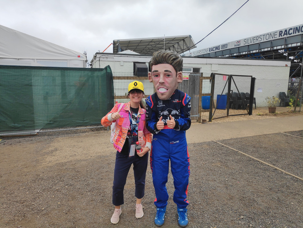 Hayley with a bootleg Daniil Kvyat
