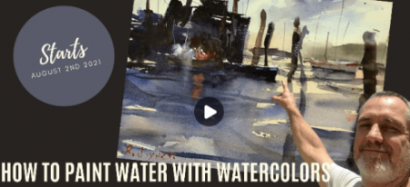 How To Paint Water With Watercolor