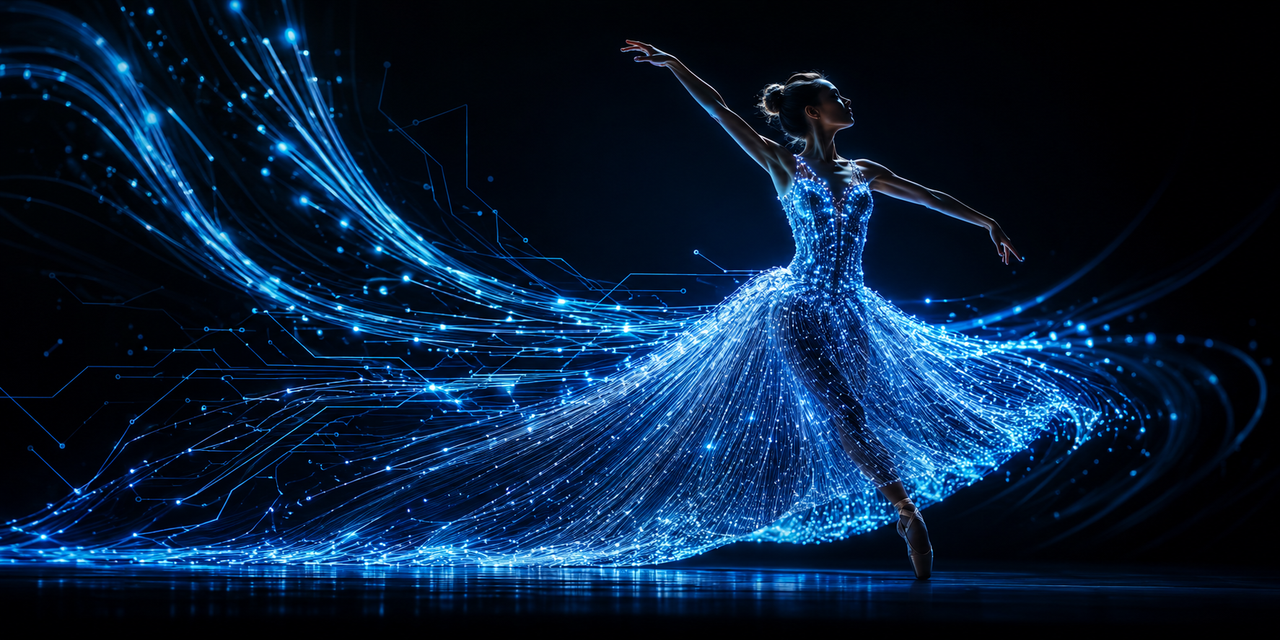 Balé tecnológico LightWire abre o SPIW: quando arte, luz e inovação se encontram em cena