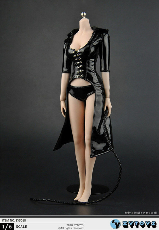 female - NEW PRODUCT: Jiaou Doll: 1/6 Sexy Hooded Leather Trench Coat (J021X-24) (3 color options) S-l1600