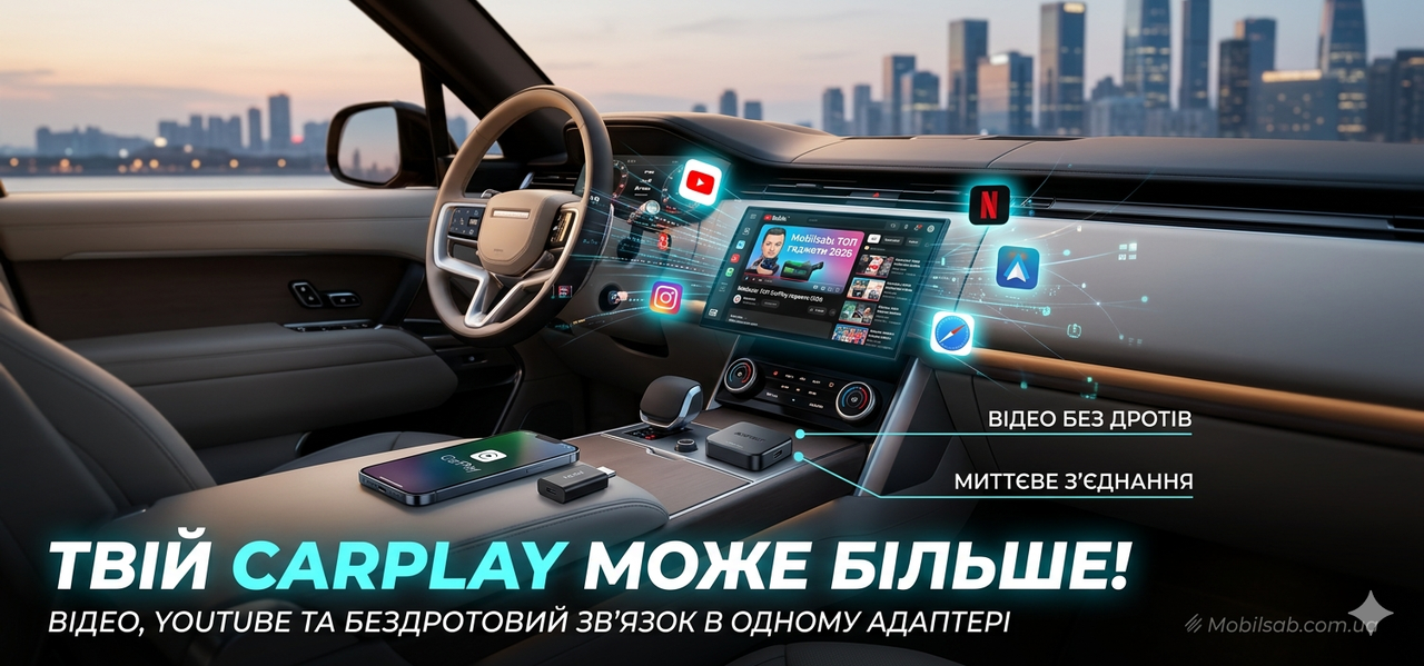 Netflix, YouTube і відео у вашому CarPlay