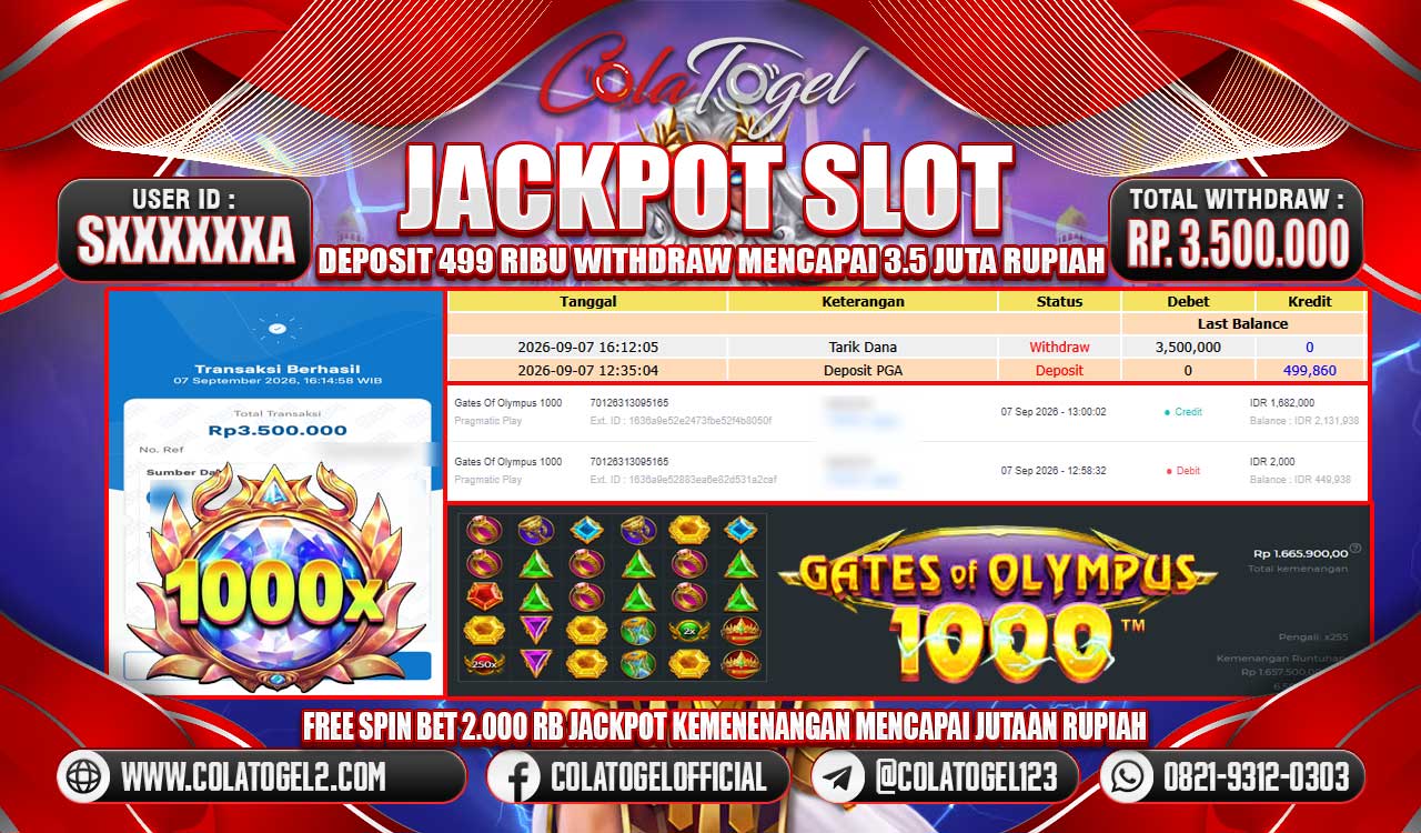 JACKPOT SLOT GACORR!!