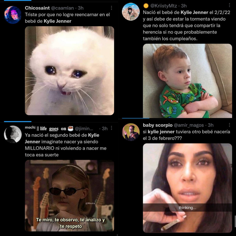 El nacimiento del segundo bebe de Kylie Jenner desata ola de memes en Internet