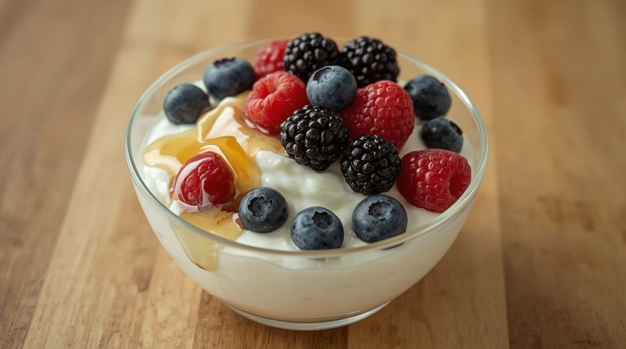 Greek yogurt - casein protein for sustained muscle growth