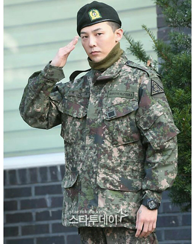 G-Dragon selesai wajib militer