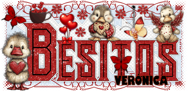 Besos Loving Ducks veronica