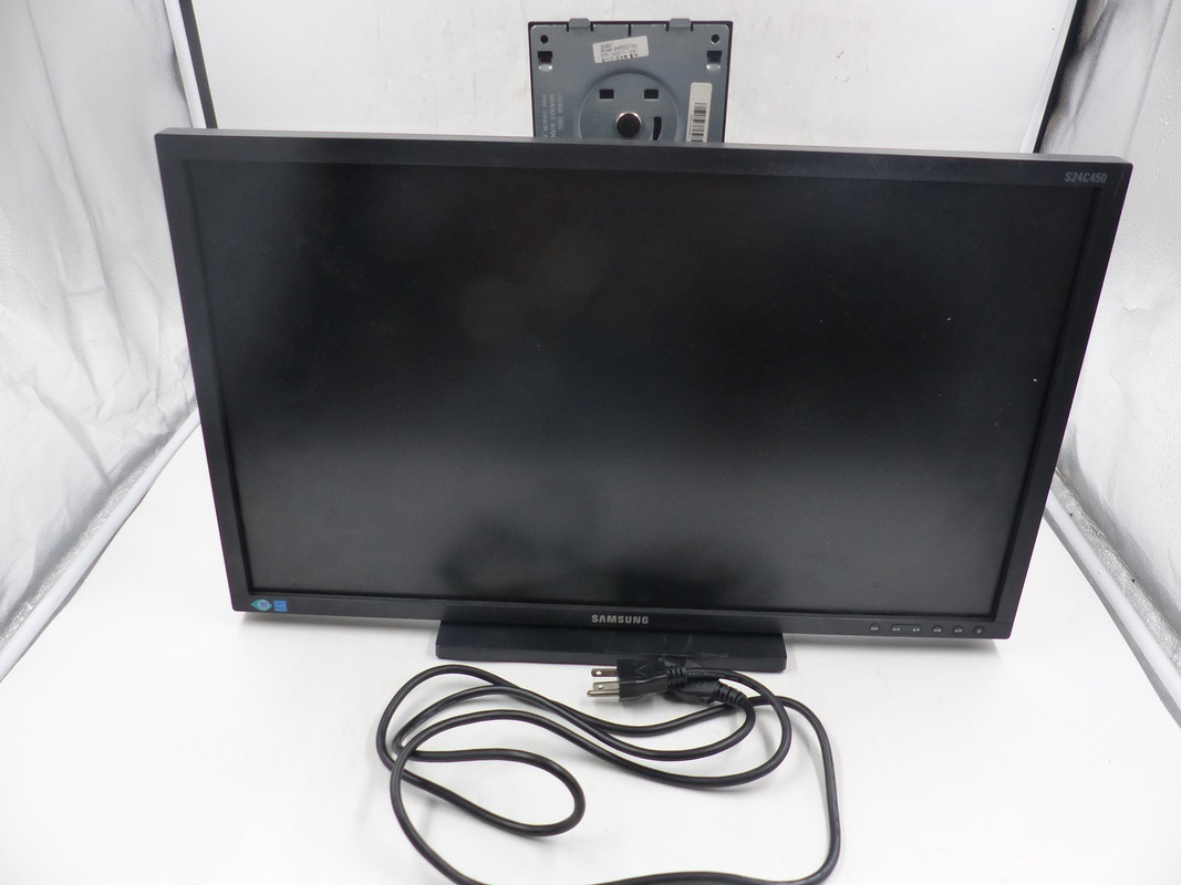 SAMSUNG S24C450D LED LCD MONITOR WITH STAND AND POWER CORD