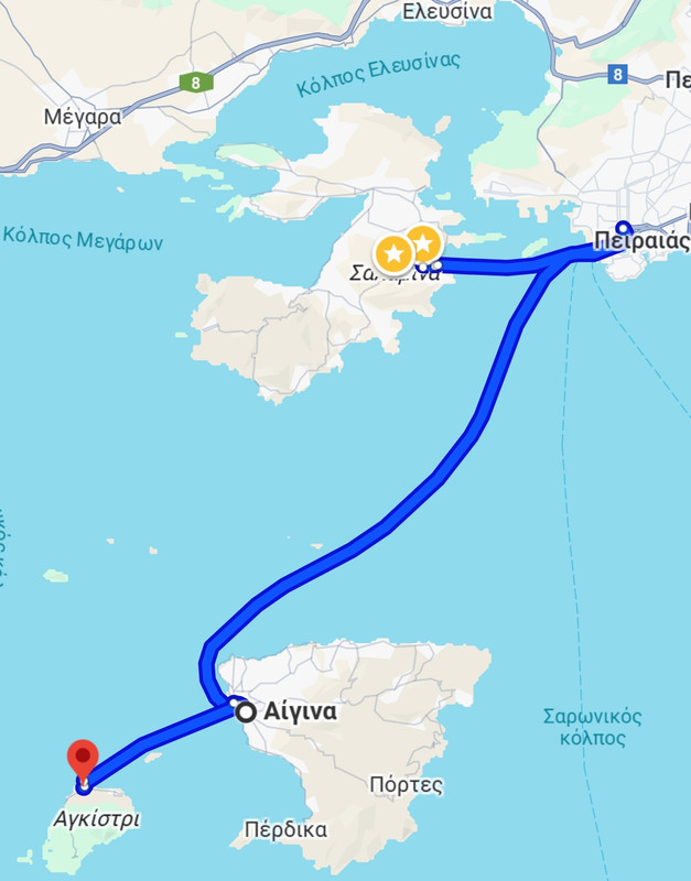 2022 Εκδρομή στην Αίγινα και το Αγκίστρι