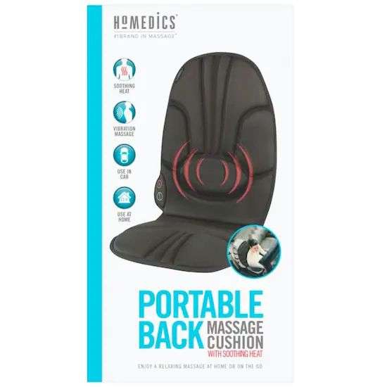 Masajeador portátil de Espalda Vibración calor Homedics Sears Vendido por SEARS