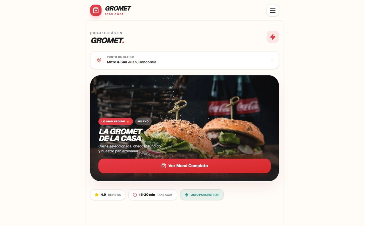 Demo de Menu Online