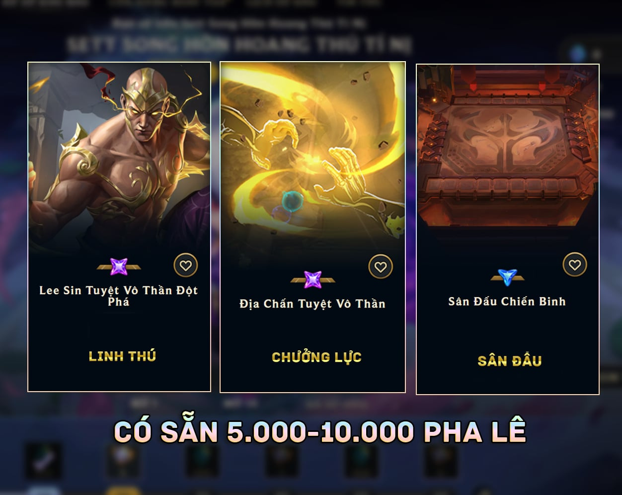 LEESIN ĐỘT PHÁ + CHƯỞNG + SÀN CHIẾN BINH